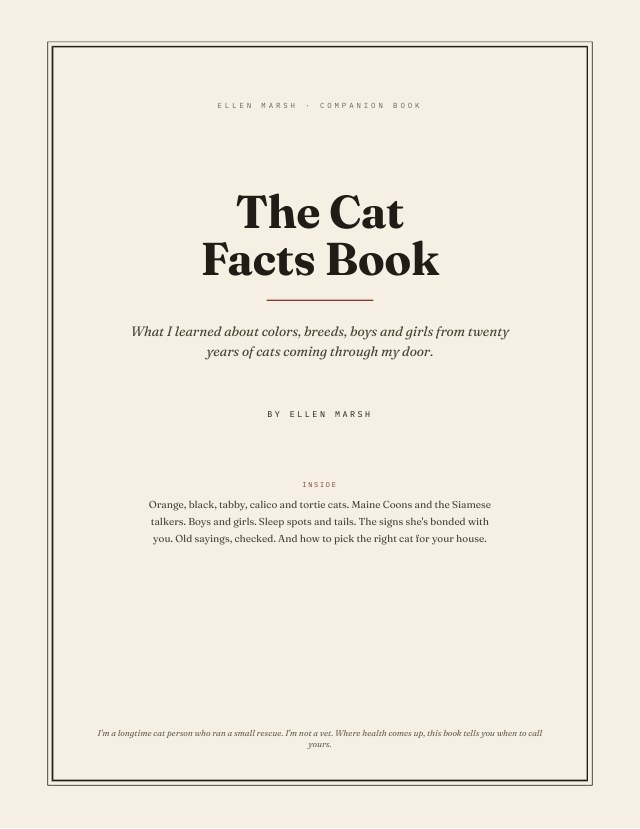 The Cat Facts Book