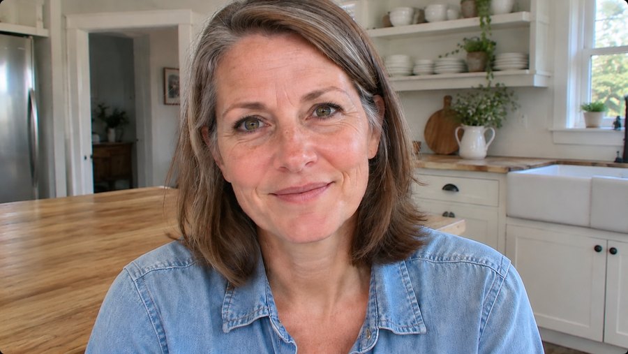Ellen Marsh in her kitchen