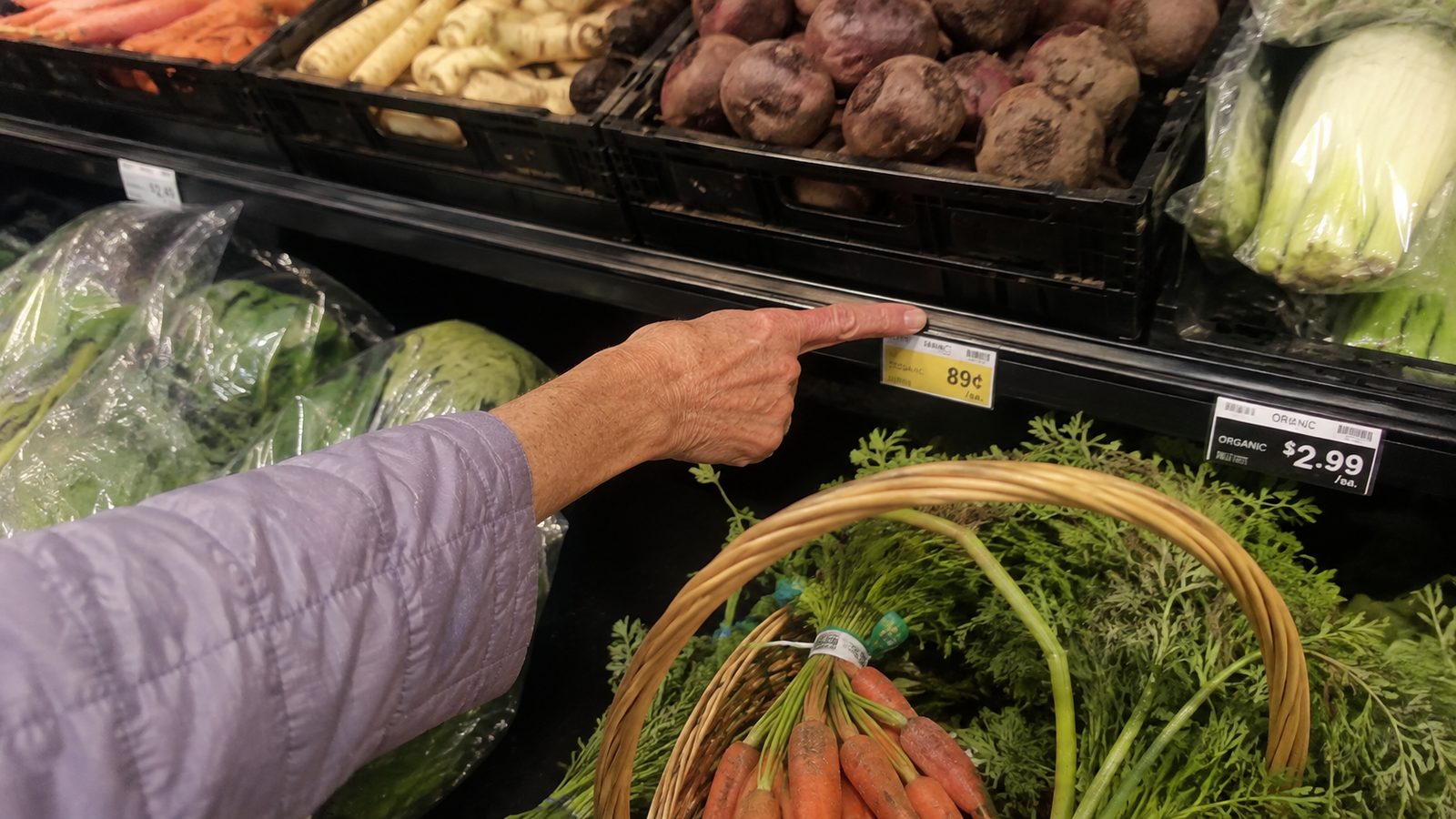A market basket of in-season produce