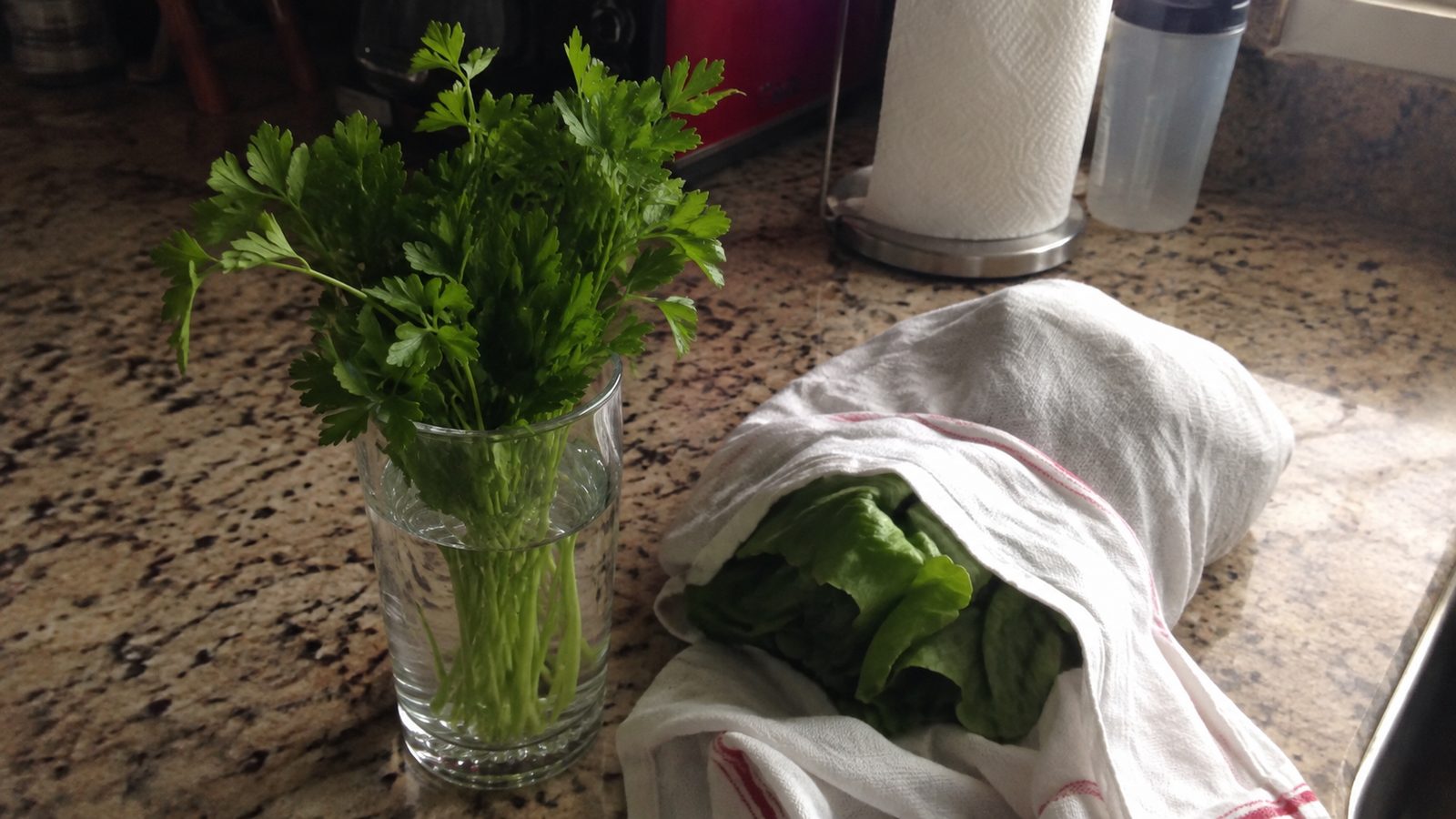 Fresh vegetables stored the Japanese way