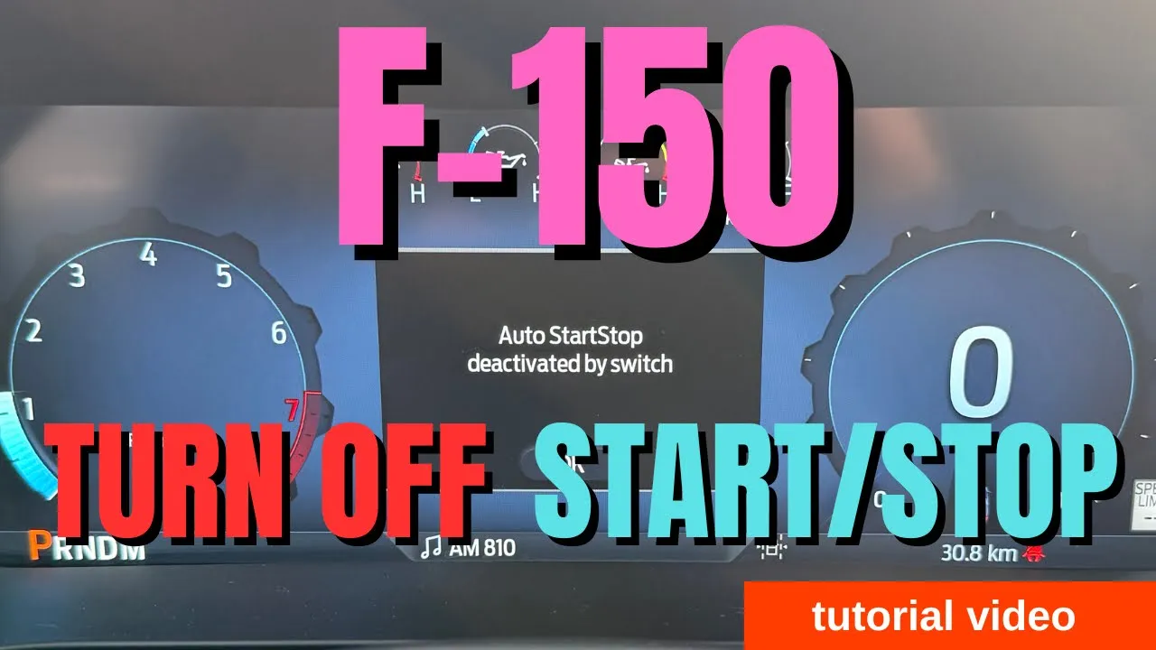 How to Turn Off Auto Start-Stop | 2024–2025 Ford F-150 Tutorial